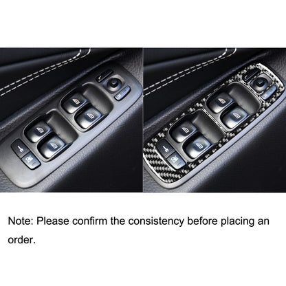 Car Carbon Fiber Window Lift B Decorative Sticker for Volvo XC90 2008-2014, Left Drive - Car Interior Mouldings by PMC Jewellery | Online Shopping South Africa | PMC Jewellery | Buy Now Pay Later Mobicred