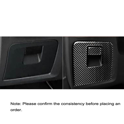 Car Carbon Fiber Storage Box Panel Solid Color Decorative Sticker for BMW G01 X3 2018-2020 / G02 X4 2019-2020, Left and Right Drive Universal - Car Interior Mouldings by PMC Jewellery | Online Shopping South Africa | PMC Jewellery | Buy Now Pay Later Mobicred