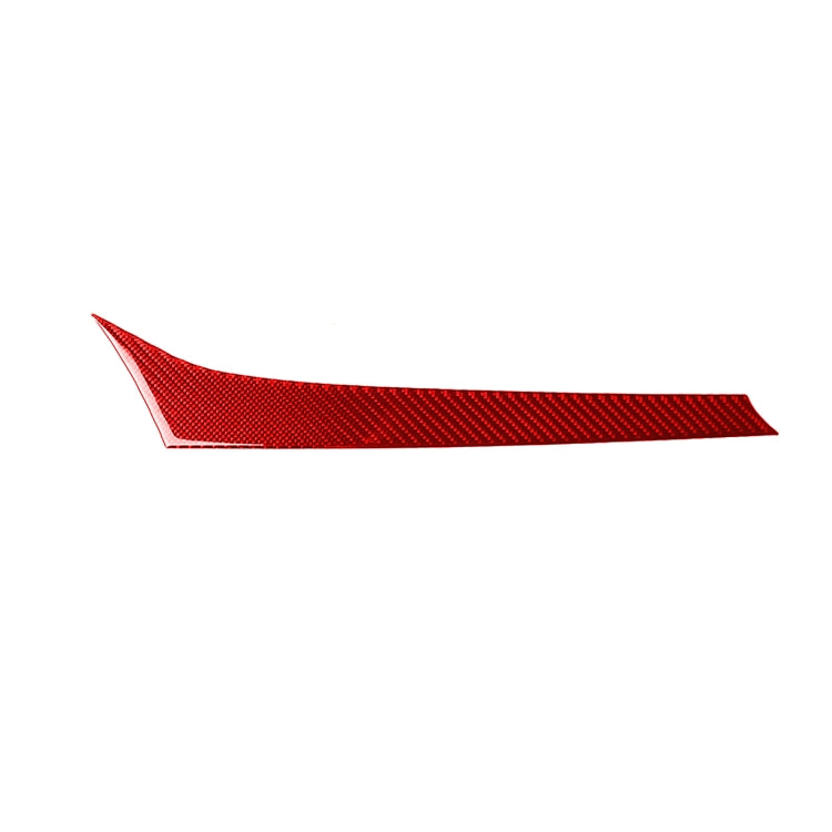 Carbon Fiber Car Dashboard Strip Decorative Sticker for Alfa Romeo Giulia 2017-2019,Left Drive (Red) - Car Interior Mouldings by PMC Jewellery | Online Shopping South Africa | PMC Jewellery | Buy Now Pay Later Mobicred