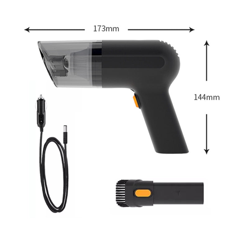 Car Portable Handheld Powerful Vacuum Cleaner Style: Wired(Black) - free shipping - PMC TechLife - Order now!