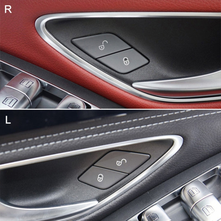 For Mercedes-Benz E-Class 2016-2021 Left Driving Car Left Side Door Lock Switch Buttons 2059055251 (Black) - Car Switches by PMC TechLife | Online Shopping South Africa | PMC TechLife | Buy Now Pay Later Mobicred
