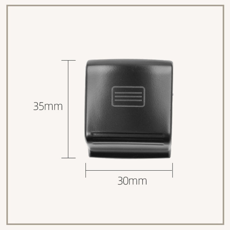 For Mercedes-Benz W221 2006-2013 Left Driving Car Sunroof Switch Button Dome Light Button(Black) - Car Switches by PMC TechLife | Online Shopping South Africa | PMC TechLife | Buy Now Pay Later Mobicred