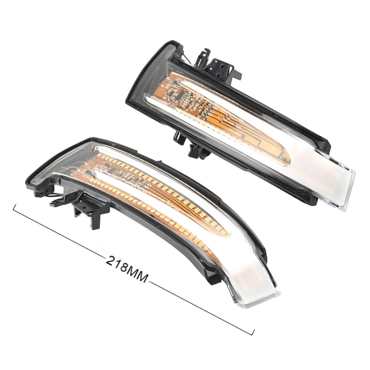 1 Pair For Mercedes-Benz A Class W176 2013-2017 Car Dynamic LED Turn Signal Light Rearview Mirror Flasher Water Blinker (Transparent) - Arrow Turn Lights by PMC Jewellery | Online Shopping South Africa | PMC Jewellery | Buy Now Pay Later Mobicred