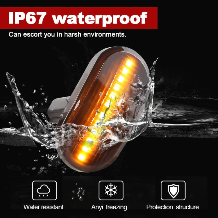 2pcs For Suzuki Jimny JB64W 2018/07- Car Dynamic LED Fender Side Light (Transparent) - Arrow Turn Lights by PMC TechLife | Online Shopping South Africa | PMC TechLife | Buy Now Pay Later Mobicred