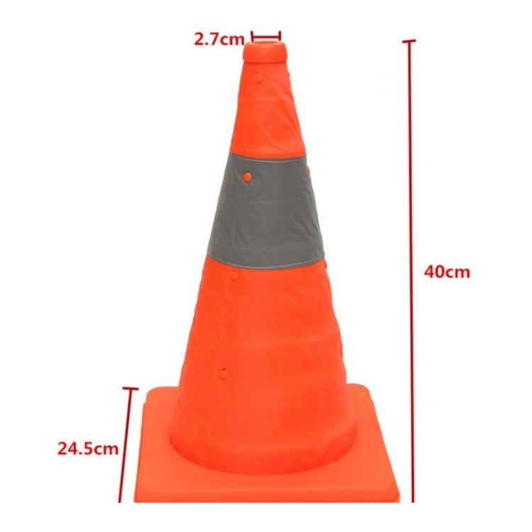 Car Telescopic Folding Road Cone Oxford Cloth Reflective Warning Sign - Reflective Material by PMC TechLife | Online Shopping South Africa | PMC TechLife | Buy Now Pay Later Mobicred