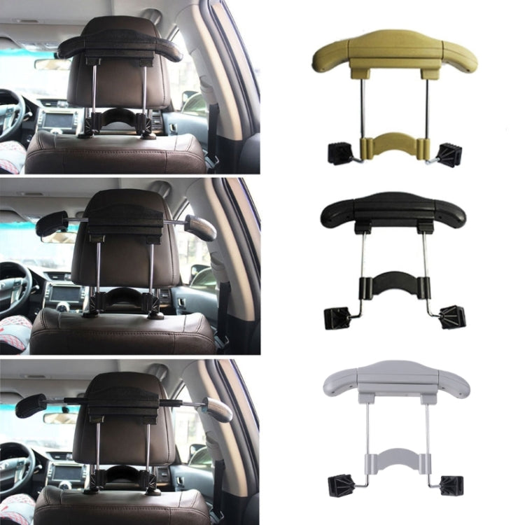 Car Faux Leather Retractable Coat Hanger (Black) - Auto Fastener & Clips by PMC TechLife | Online Shopping South Africa | PMC TechLife | Buy Now Pay Later Mobicred