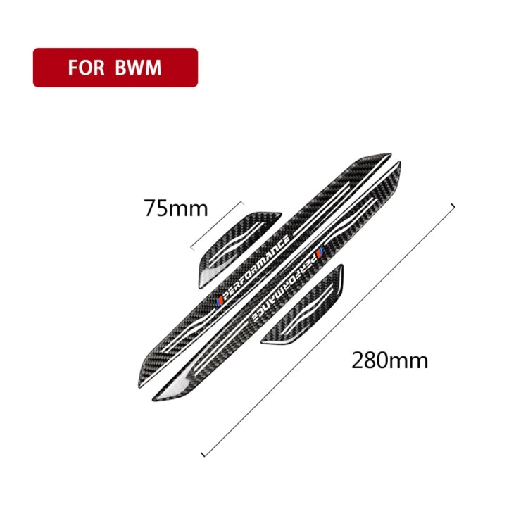 Carbon Fiber Car Door Threshold Decorative Sticker for BMW F30 2003-2018 - Decorative Strip by PMC Jewellery | Online Shopping South Africa | PMC Jewellery | Buy Now Pay Later Mobicred