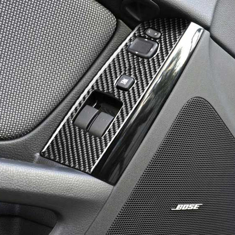 2 PCS Car Carbon Fiber Left and Right Lifting Panel Decorative Sticker for Mazda RX8 2004-2009, Left Drive Low-configured - Car Interior Mouldings by PMC Jewellery | Online Shopping South Africa | PMC Jewellery | Buy Now Pay Later Mobicred