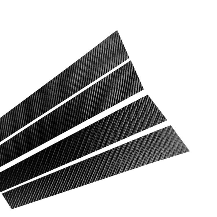 Car Carbon Fiber B Pillar Decorative Sticker for Audi A6 2012-2018, Left and Right Drive Universal - Car Interior Mouldings by PMC TechLife | Online Shopping South Africa | PMC TechLife | Buy Now Pay Later Mobicred