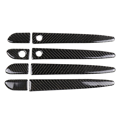 One Set Car Carbon Fiber Outside Door Handle with Smart Hole Decorative Sticker for Mazda CX-5 2017-2018, Right Drive - Decorative Sticker by PMC Jewellery | Online Shopping South Africa | PMC Jewellery | Buy Now Pay Later Mobicred