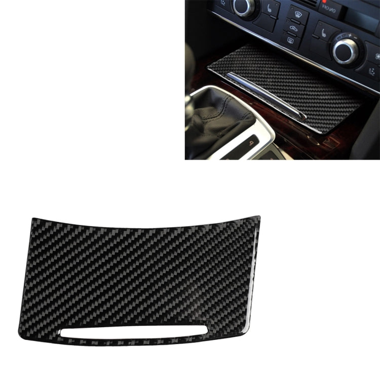 Car Carbon Fiber Storage Cover Decorative Sticker for Audi A6 2005-2011, Right Drive - Car Interior Mouldings by PMC Jewellery | Online Shopping South Africa | PMC Jewellery | Buy Now Pay Later Mobicred