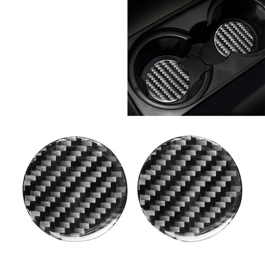 Car Carbon Fiber Water Cup Holder Mat for Land Rover Discovery 4 2010-2016, Left and Right Drive Universal - Car Interior Mouldings by PMC Jewellery | Online Shopping South Africa | PMC Jewellery | Buy Now Pay Later Mobicred