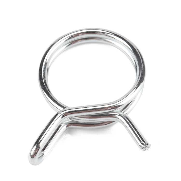 180 PCS Double Wire Spring Tube Clamp Water Pipe Clamps, Size: 5-24mm - free shipping - PMC TechLife - Order now!