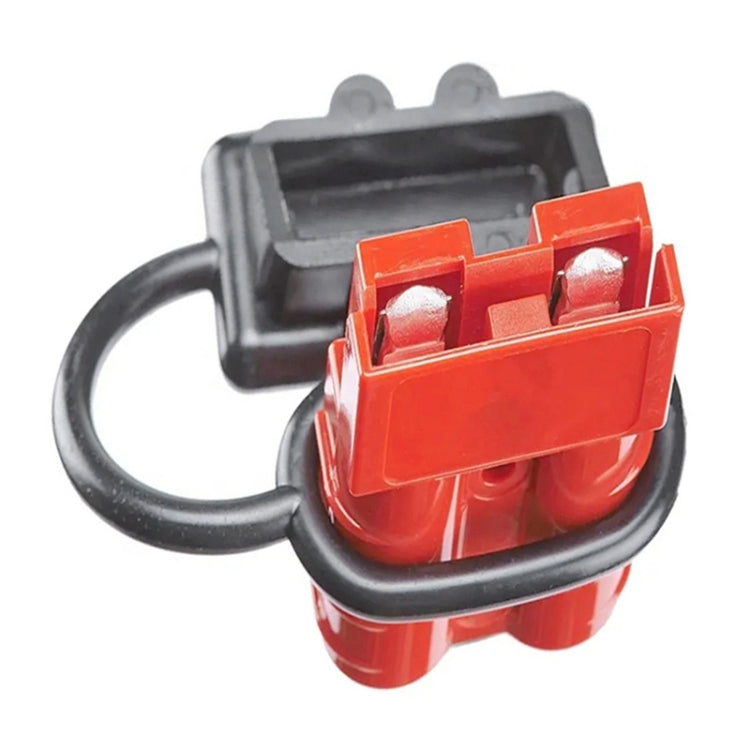 50Amp Battery Quick Connerctor Plug + Dust Cover for Car Caravan - Booster Cable & Clip by PMC TechLife | Online Shopping South Africa | PMC TechLife | Buy Now Pay Later Mobicred
