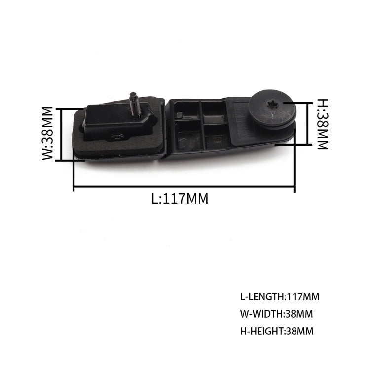 2 PCS Car Windshield Rear Liftgate Glass Hinge YL8Z78420A68BA for Ford - Glasses & Windows Accessories by PMC TechLife | Online Shopping South Africa | PMC TechLife | Buy Now Pay Later Mobicred