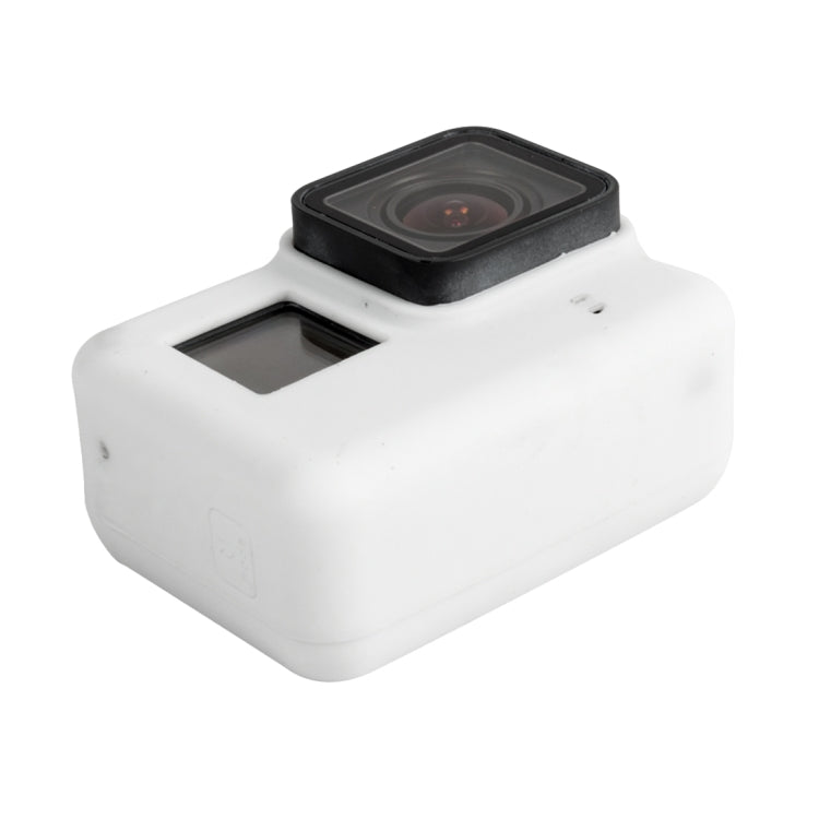 For GoPro HERO5 Silicone Housing Protective Case Cover Shell(White) - Silicone Cases by PMC Jewellery | Online Shopping South Africa | PMC Jewellery | Buy Now Pay Later Mobicred