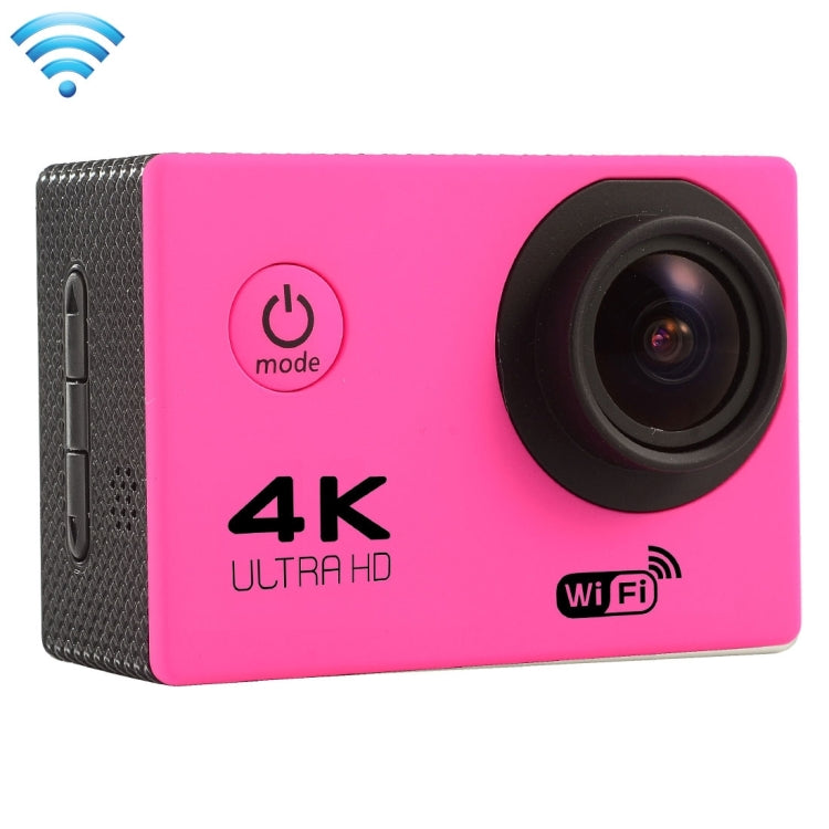 F60 2.0 inch Screen 170 Degrees Wide Angle WiFi Sport Action Camera Camcorder with Waterproof Housing Case, Support 64GB Micro SD Card(Magenta) - Other Camera by PMC Jewellery | Online Shopping South Africa | PMC Jewellery | Buy Now Pay Later Mobicred