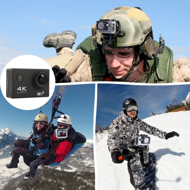 F60 2.0 inch Screen 170 Degrees Wide Angle WiFi Sport Action Camera Camcorder with Waterproof Housing Case, Support 64GB Micro SD Card(Silver) - Other Camera by PMC Jewellery | Online Shopping South Africa | PMC Jewellery | Buy Now Pay Later Mobicred