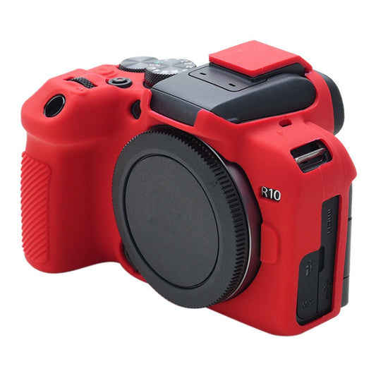 For Canon EOS R10 Soft Silicone Protective Case (Red) - Protective Case by PMC Jewellery | Online Shopping South Africa | PMC Jewellery | Buy Now Pay Later Mobicred