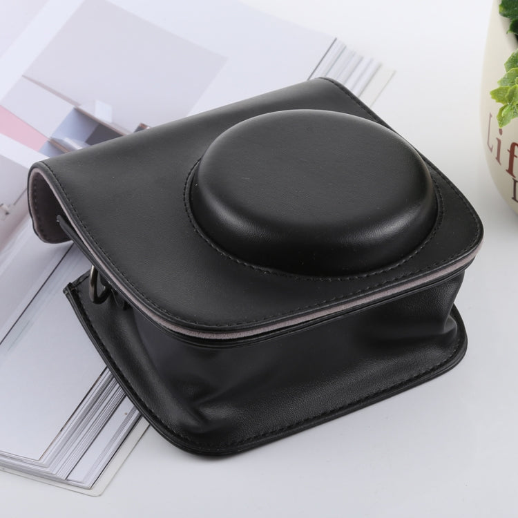 Retro Style Full Body Camera PU Leather Case Bag with Strap for FUJIFILM instax mini 9 / mini 8+ / mini 8(Black) - free shipping - PMC TechLife - Order now!