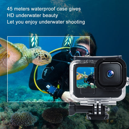 45m Waterproof Housing Protective Case with Buckle Basic Mount & Screw For GoPro HERO10 Black / HERO9 Black - Waterproof Cases by PMC Jewellery | Online Shopping South Africa | PMC Jewellery | Buy Now Pay Later Mobicred