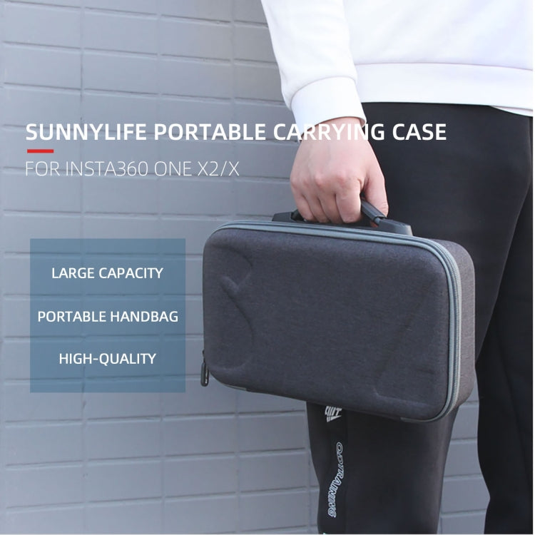 Sunnylife IST-B193 Storage Bag Case Handbag for Insta360 ONE X2 / X(Black) - free shipping - PMC TechLife - Order now!
