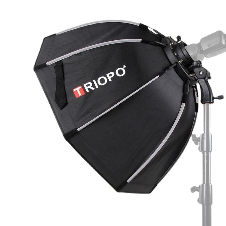 TRIOPO KS2-55 55cm Fast Loading Speedlite Flash Octagon Parabolic Softbox Diffuser (Black) - free shipping - PMC TechLife - Order now!