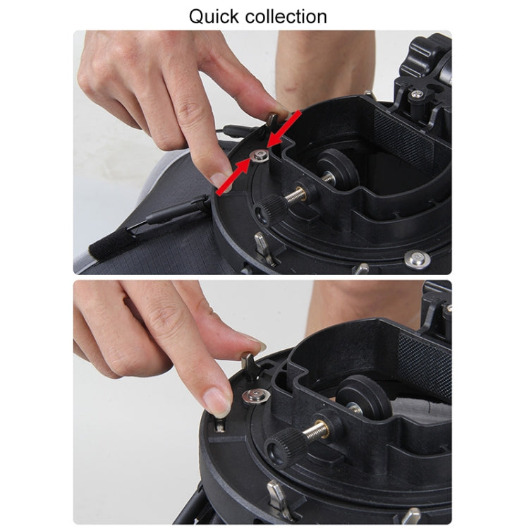 TRIOPO KS2-90 90cm Fast Loading Speedlite Flash Octagon Parabolic Softbox Diffuser (Black) - free shipping - PMC TechLife - Order now!