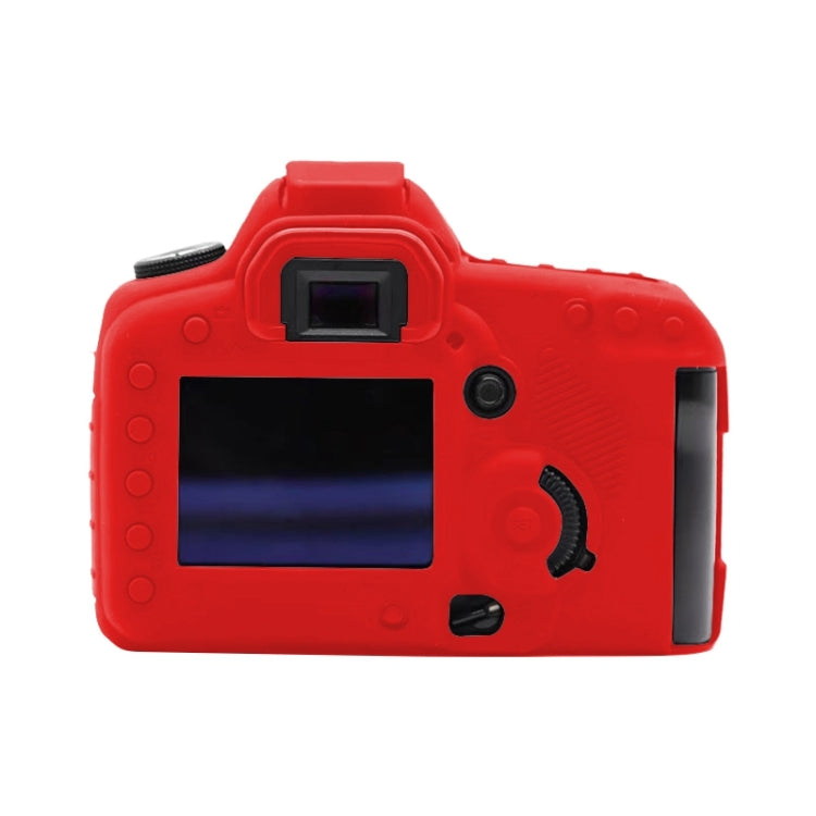 For Canon EOS 5D Mark II Soft Silicone Protective Case(Red) - Protective Case by PMC TechLife | Online Shopping South Africa | PMC TechLife | Buy Now Pay Later Mobicred