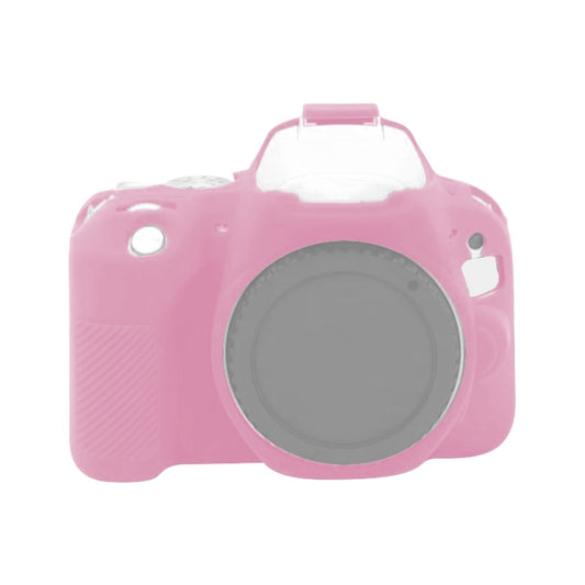 For Canon EOS 200D / EOS 200D Mark II Soft Silicone Protective Case(Pink) - Protective Case by PMC Jewellery | Online Shopping South Africa | PMC Jewellery | Buy Now Pay Later Mobicred