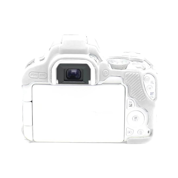 For Canon EOS 200D / EOS 200D Mark II Soft Silicone Protective Case(White) - Protective Case by PMC TechLife | Online Shopping South Africa | PMC TechLife | Buy Now Pay Later Mobicred