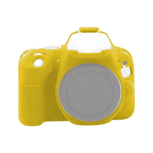 For Canon EOS 200D / EOS 200D Mark II Soft Silicone Protective Case(Yellow) - Protective Case by PMC Jewellery | Online Shopping South Africa | PMC Jewellery | Buy Now Pay Later Mobicred