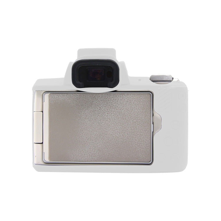 For Canon EOS M50 Mark II / M50 II Soft Silicone Protective Case(White) - Protective Case by PMC TechLife | Online Shopping South Africa | PMC TechLife | Buy Now Pay Later Mobicred
