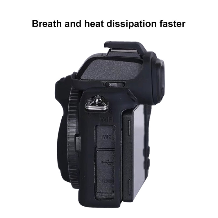 Soft Silicone Protective Case for Nikon Z50 (Red) - Protective Case by PMC TechLife | Online Shopping South Africa | PMC TechLife | Buy Now Pay Later Mobicred