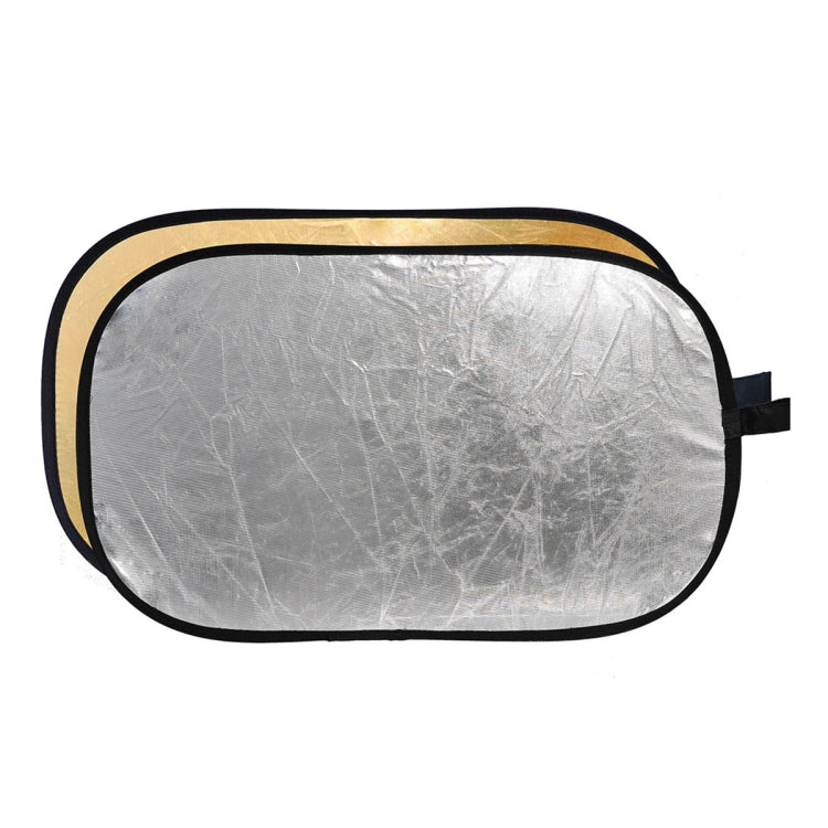Godox FT01 2 in 1 Gold / Silver Oval Folding Reflector Board, Size: 60 x 90cm - free shipping - PMC TechLife - Order now!