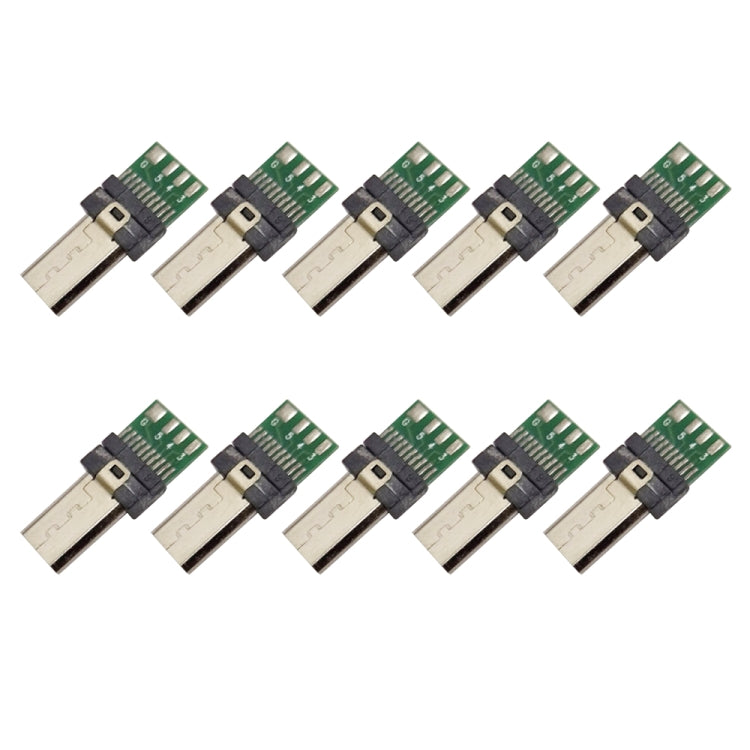 10 PCS 15-Pin USB PCB Connector Micro USB Plug Adapter for Sony Camera Data Cable -  by PMC TechLife | Online Shopping South Africa | PMC TechLife | Buy Now Pay Later Mobicred