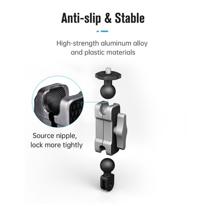 STARTRC  Aluminium Alloy Mount Adapter Adjustable Arm(Black Silver) - Helmet Mount by STARTRC | Online Shopping South Africa | PMC Jewellery | Buy Now Pay Later Mobicred