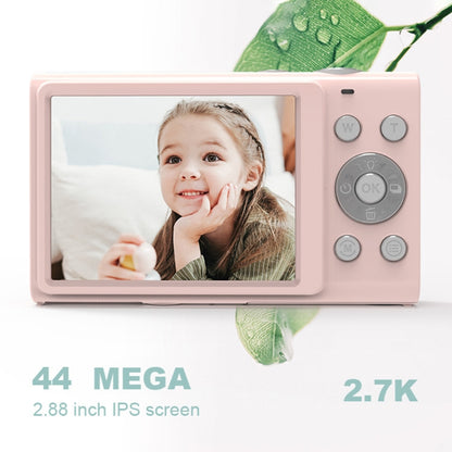 DC402 2.4 inch 44MP 16X Zoom 2.7K Full HD Digital Camera Children Card Camera, UK Plug (Pink) - Children Cameras by PMC Jewellery | Online Shopping South Africa | PMC Jewellery | Buy Now Pay Later Mobicred