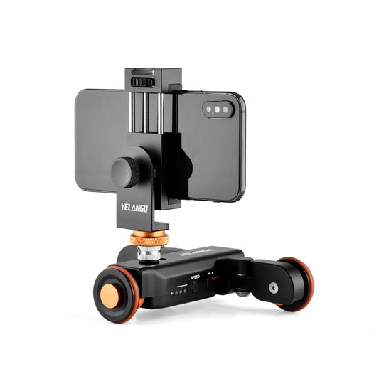 YELANGU L4X Camera Wheel Dolly + PC03 Phone Clamp with Remote, Load: 3kg - Camera Dolly by YELANGU | Online Shopping South Africa | PMC Jewellery | Buy Now Pay Later Mobicred