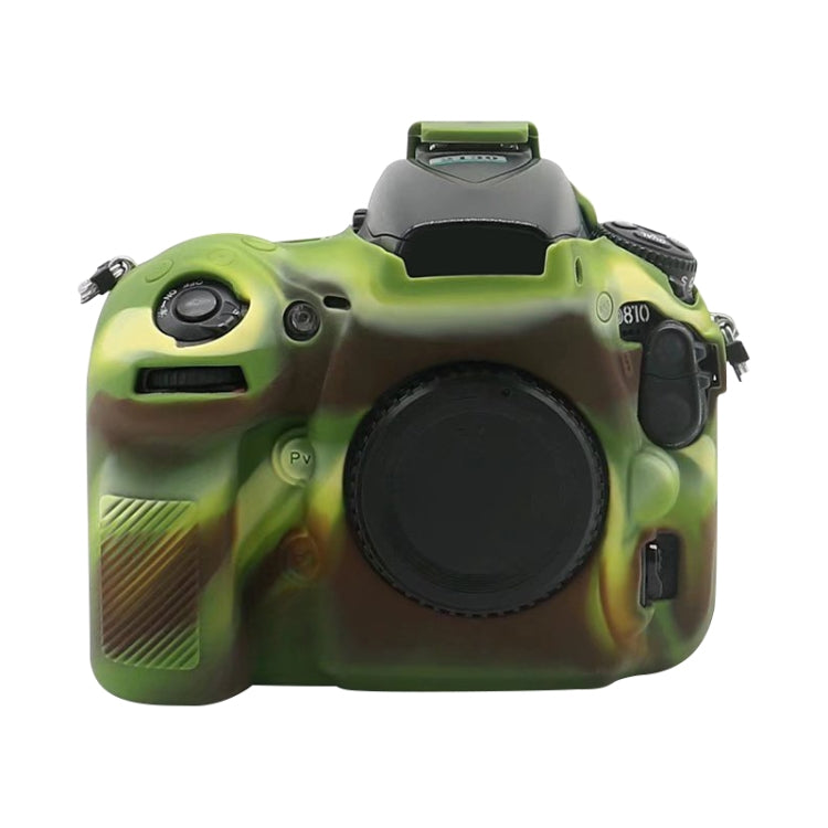 Soft Silicone Protective Case for Nikon D810 (Camouflage) - Protective Case by PMC TechLife | Online Shopping South Africa | PMC TechLife | Buy Now Pay Later Mobicred