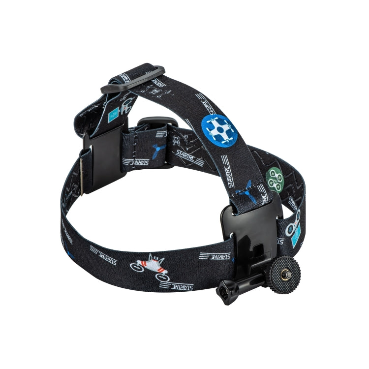 STARTRC Adjustable Head Strap Vlog FPV POV Mount Belt for GoPro, Insta360, DJI Osmo Action and Other Action Cameras(Black) - Head Belt by STARTRC | Online Shopping South Africa | PMC Jewellery | Buy Now Pay Later Mobicred