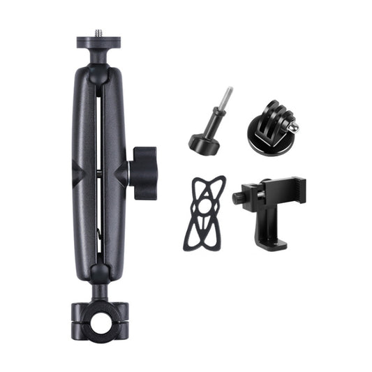 25mm Ballhead Car Front Seat Handlebar Fixed Mount Holder with Tripod Adapter & Screw & Phone Clamp & Anti-lost Silicone Case for GoPro Hero12 Black / Hero11 /10 /9 /8 /7 /6 /5, Insta360 Ace / Ace Pro, DJI Osmo Action 4 and Other Action Cameras - Connection Mount by PMC Jewellery | Online Shopping South Africa | PMC Jewellery | Buy Now Pay Later Mobicred