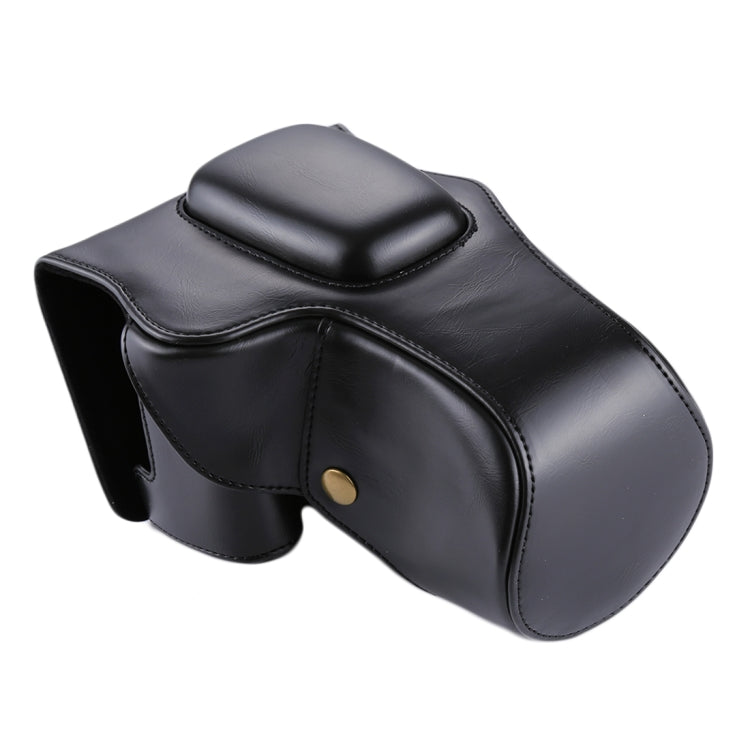 Full Body Camera PU Leather Case Bag for Canon EOS 200D  (18-55mm Lens)(Black) - free shipping - PMC TechLife - Order now!