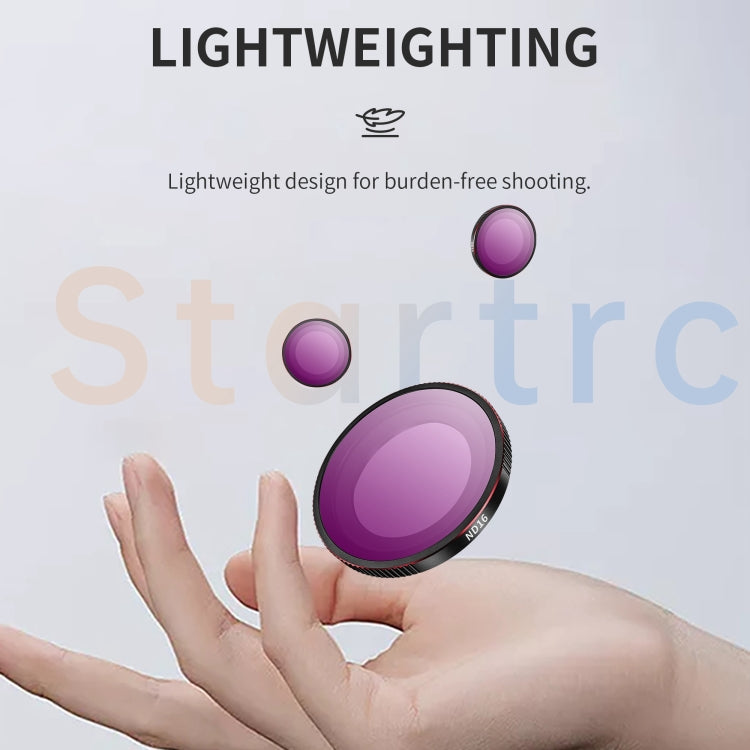 For Insta360 GO 3S STARTRC 4 in 1 ND8 ND16 ND32 ND64 Camera Lens Filter (Black Red) - free shipping - PMC TechLife - Order now!
