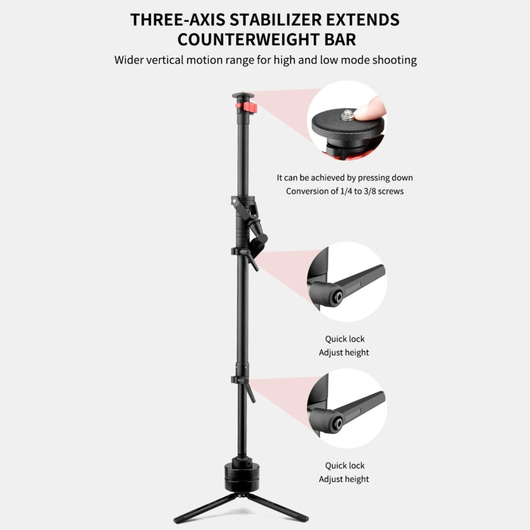 YELANGU B4 Handheld Stabilizer (Black) - free shipping - PMC TechLife - Order now!