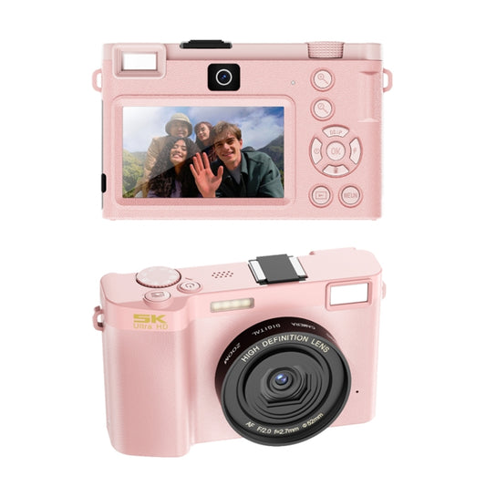 HDC-F01 3.0 inch 5K UHD Photography Digital Camera SLR Camera (Pink) - Children Cameras by PMC Jewellery | Online Shopping South Africa | PMC Jewellery | Buy Now Pay Later Mobicred