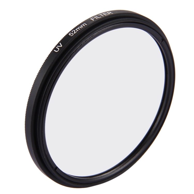 52mm 3 in 1 Round Circle UV Lens Filter with Cap for GoPro HERO7 Black/6 /5 - Lens Filter by JSR | Online Shopping South Africa | PMC Jewellery | Buy Now Pay Later Mobicred