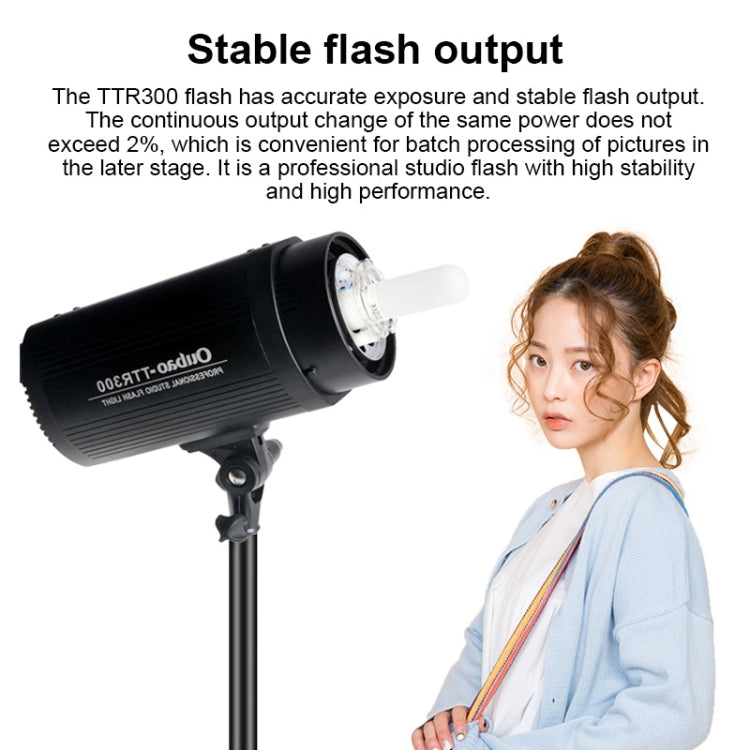 TRIOPO Oubao TTR300W Studio Flash with E27 150W Light Bulb - free shipping - PMC TechLife - Order now!