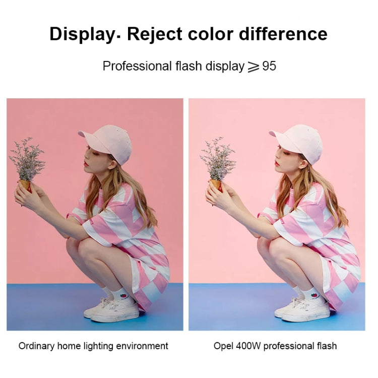 TRIOPO Oubao TTR400W Studio Flash with E27 150W Light Bulb - free shipping - PMC TechLife - Order now!