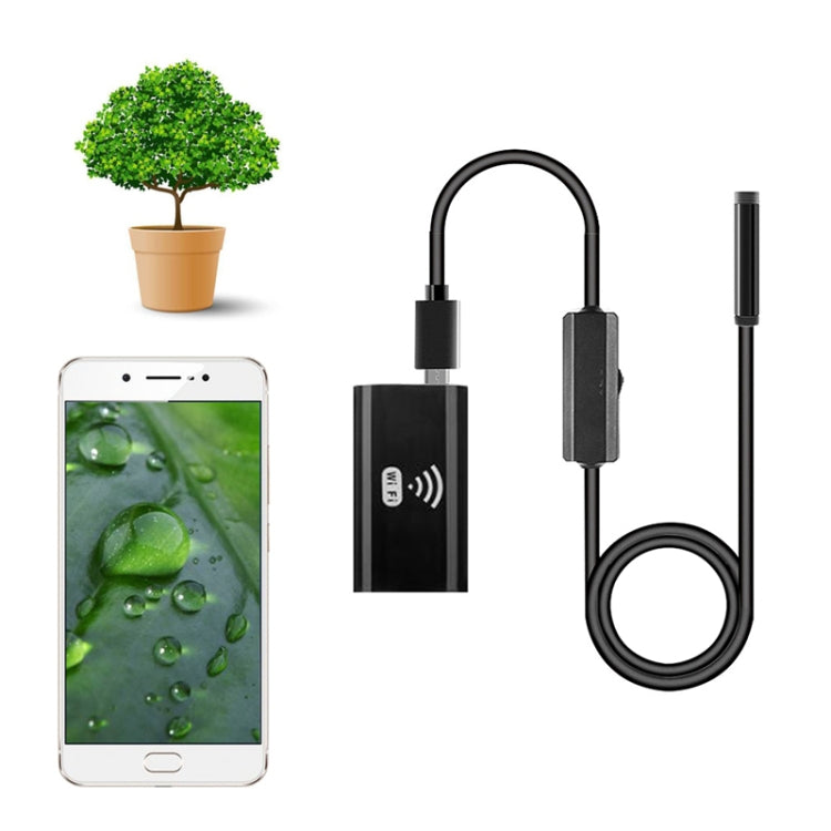 F99 HD Mobile Phone Endoscope, 8mm Waterproof Pipe Endoscope, Wifi Version, Flexible Cord, Length: 1.5m (Black) -  by PMC Jewellery | Online Shopping South Africa | PMC Jewellery | Buy Now Pay Later Mobicred